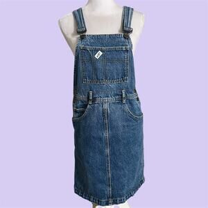 Vintage 80s Guess by Marciano denim overall skirt size 2